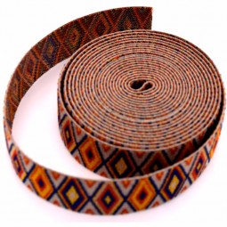 factory price color printed jacquard elastic webbing band