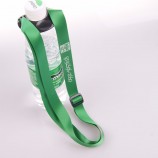 factory direct sale water bottle holder lanyard with logo