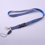 fabrikant verkoop aangepaste glow in the dark lanyard met logo