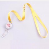 fashion retractable nylon keychain lanyard for sale