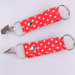 polyester sleutelhanger korte lanyards sublimatie bedrukt