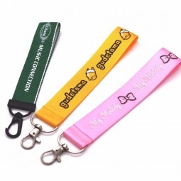 Polyester Short Key Lanyard für jede Logo-Marke angepasst