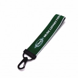 polyester short key lanyard for any logo brand customized