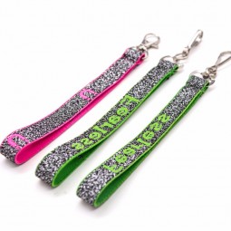 メーカーシルクスクリーン印刷弾性ショートストラップ