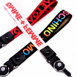 high quality jacquard printed polyester for lanyard