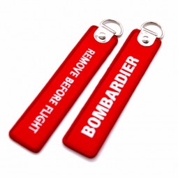 Andenkengeschenk keychain gesponnener Gewebestickerei keychain Flecken
