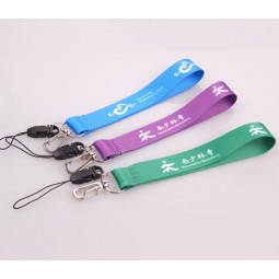 short strap polyester mobile phone lanyard for cell phone