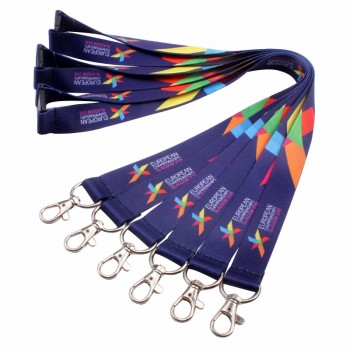 polyester lanyard with id card holder