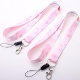Fabrik preis schöne schöne pink lanyard