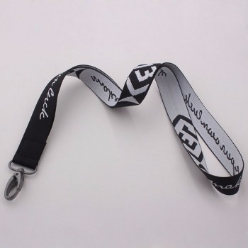 neueste echte Nylon DIY Logo benutzerdefinierte gewebte Lanyard kein Mindestbestellwert