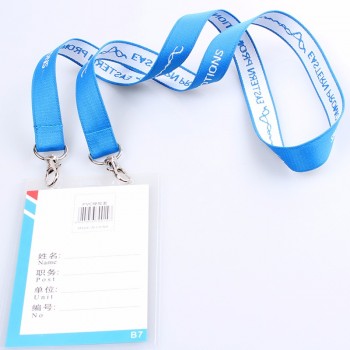 Factory Direct Sale Logo Printed Lanyard with ID Holder OEM Service