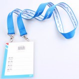 Großverkauf der Fabrik Logo gedruckt Lanyard mit ID Holder OEM Service