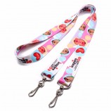 Polyester Cord Edm Lanyards Design und kostenlose Probe Großhändler
