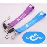 Großhandel Schlüsselbund kurze Lanyard mit benutzerdefinierten Logo