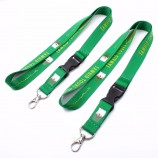 promotional neck strap silk screen printed nylon lanyard