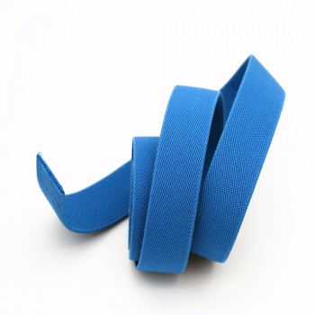 característica elástica do cinto fita elástica azul do cinto