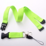 fabrik liefern einfachen stil billige satin lanyard