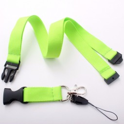 fabrik liefern einfachen stil billige satin lanyard