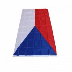 Custom Polyester Czech Flag For National Day Celebrate