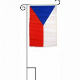 定制捷克国庆花园旗/捷克共和国国家码旗帜横幅