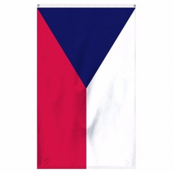 Impreso digital 3x5ft país nacional república checa bandera
