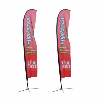 reclame display tentoonstelling banner stand windprove telescopische strand vlag waterbasis vlaggenmast vlag