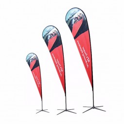 outdoor teardrop flag, teardrop beach flag for promotion