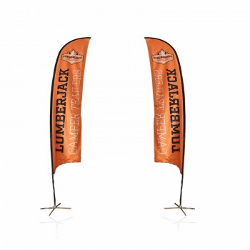 flying promotion advertising  polyester printed beach flag banner