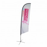 Benutzerdefinierte Werbung Wind Blade Feather Flags Feather Banner zum Verkauf
