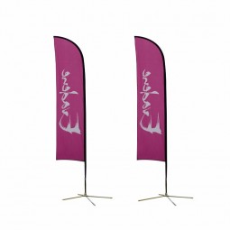 Digitaldruck-Federflagge, Strandflagge mit individuellem Logodruck