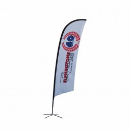 bandeira de publicidade de swooper alto personalizado