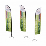 Fabrik-Werbungsfliegen-Strandflagge, kundenspezifische Werbungsfeder-Strandflaggen