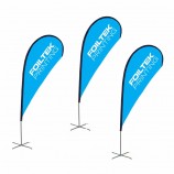 stand per banner pubblicitario con bandiera da spiaggia volante all'aperto per eventi promozionali
