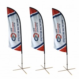 Promotional Business Advertising Swooper Flutter Feather Flag / Banner
