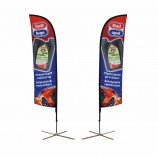 promotie reclame polyester gedrukt strand veer vlag