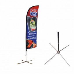 Advertising exhibition event outdoor Feather Flag Flying Beach Flag banner stand