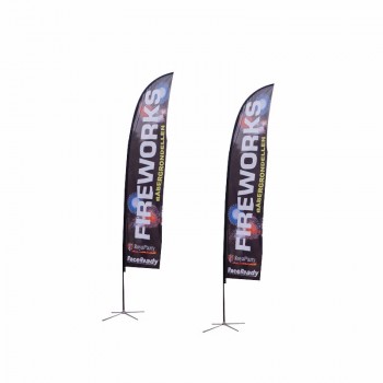 groothandel outdoor promotie veer vlag / strand vlag / veer vlag kit te koop