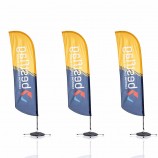 Oriflamme flattern Federstrandflagge, Printwerbungsstrandflagge