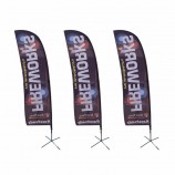 buitenreclame promotie fladderen veer strand vlag
