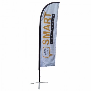 outdoor advertising display  polyester  feather flag for sale