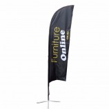 promotionele mes wind veer strand banner vlag