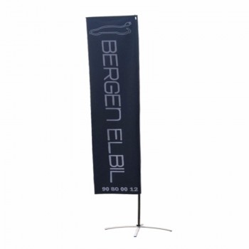 Benutzerdefinierte Strand Flagge und Stände / Werbemesser Banner Feder Flagge Banner