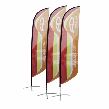 Fashion Advertising Polyester Flying Outdoor Feather Flag