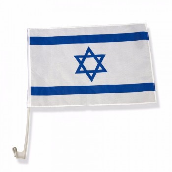 Decorative Israel car window flags for promotion