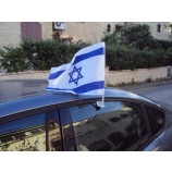 banderas de alta calidad de 12 * 18 pulgadas israel coche personalizado