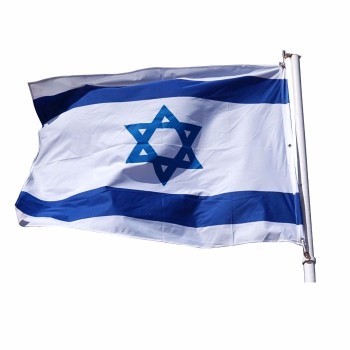 Venda quente personalizado país nacional bandeira de israel
