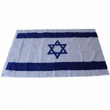 bandera promocional impresa a todo color de israel