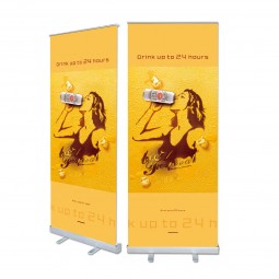 retractable custom design pull Up display stand for advertising