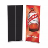 banner oprollen en intrekbare beursstand weergeven banner oprollen