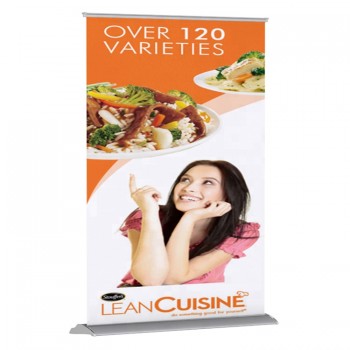 op maat ontworpen stand up roll up corporate pull up banner vistaprint roll up banner